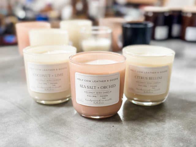 Sea Salt + Orchid • Coconut Wax Candle