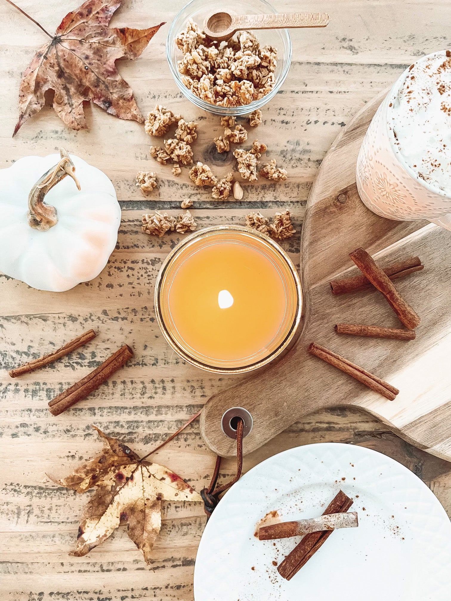 Pumpkin Chai Coconut Wax Candle