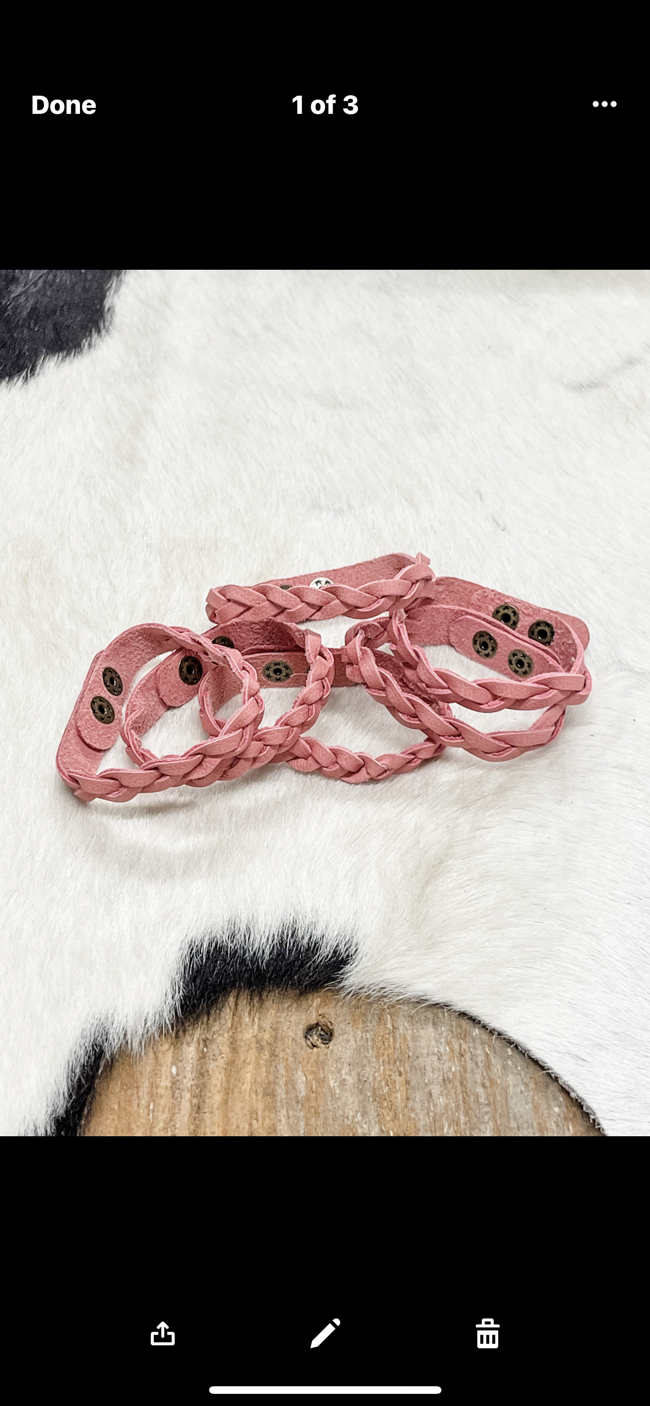 Braided Leather Bracelet-all colors