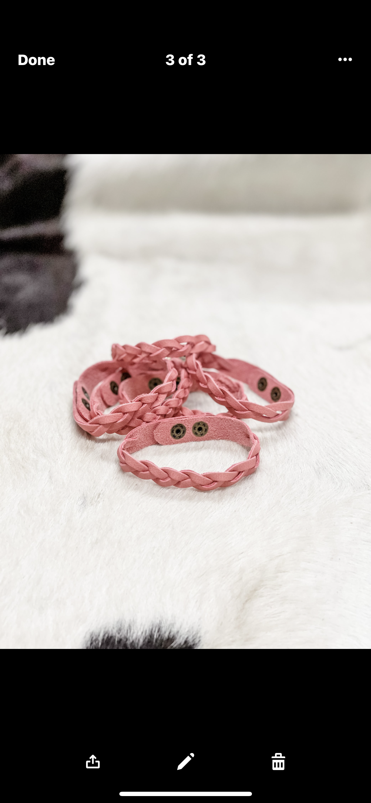 Braided Leather Bracelet-all colors