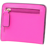 Women's Small Compact Bifold Wallet with Window ID