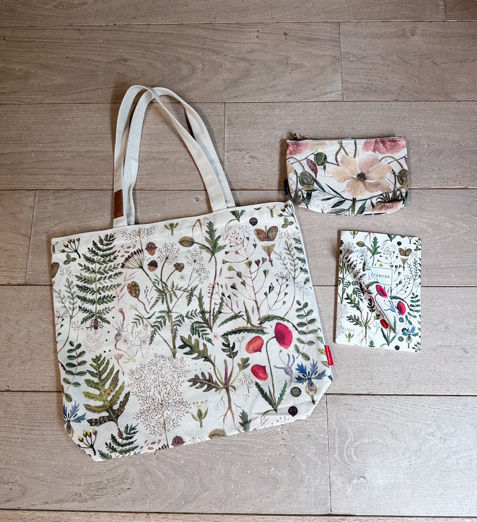 Botanical Canvas Tote