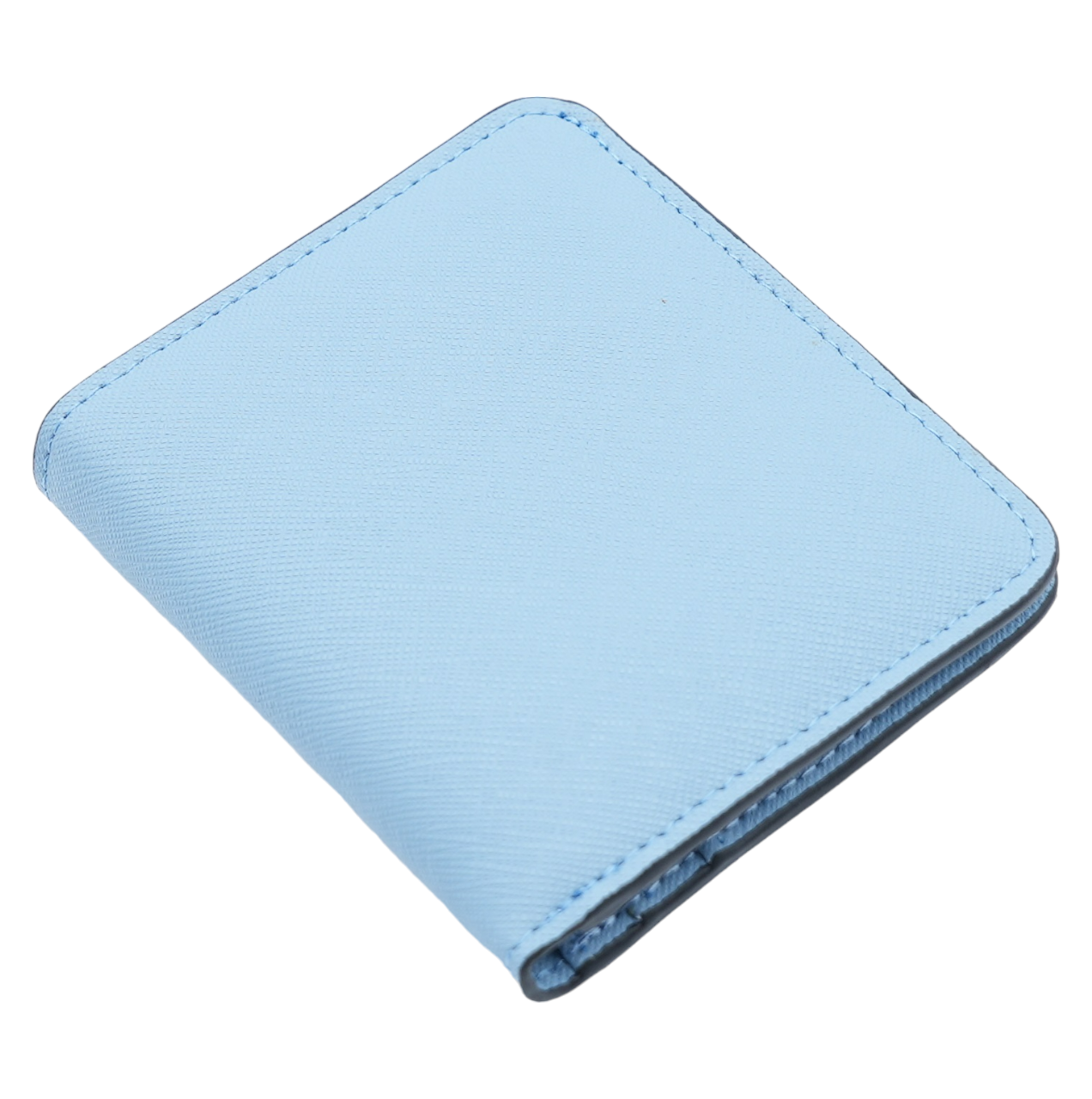 Women's Small Compact Bifold Wallet with Window ID