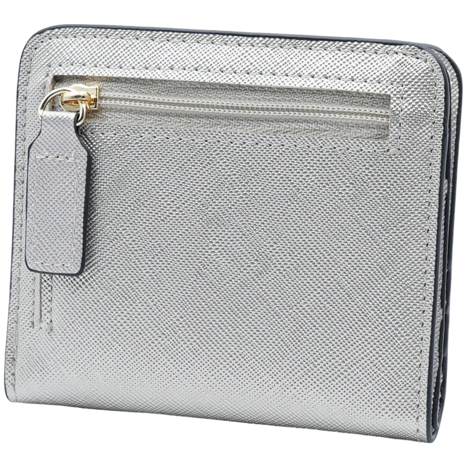 Women's Small Compact Bifold Wallet with Window ID