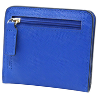 Women's Small Compact Bifold Wallet with Window ID