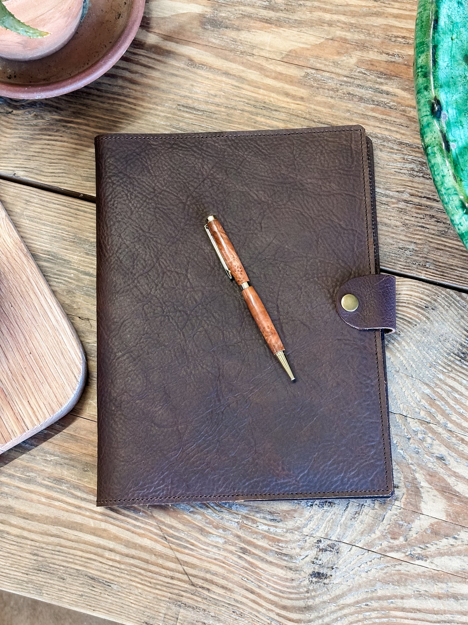 Leather Composition Notebook