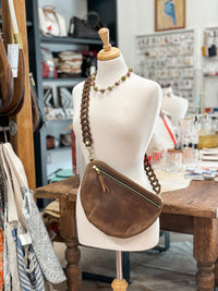 Luna Bum Bag Caramel Brown Leather