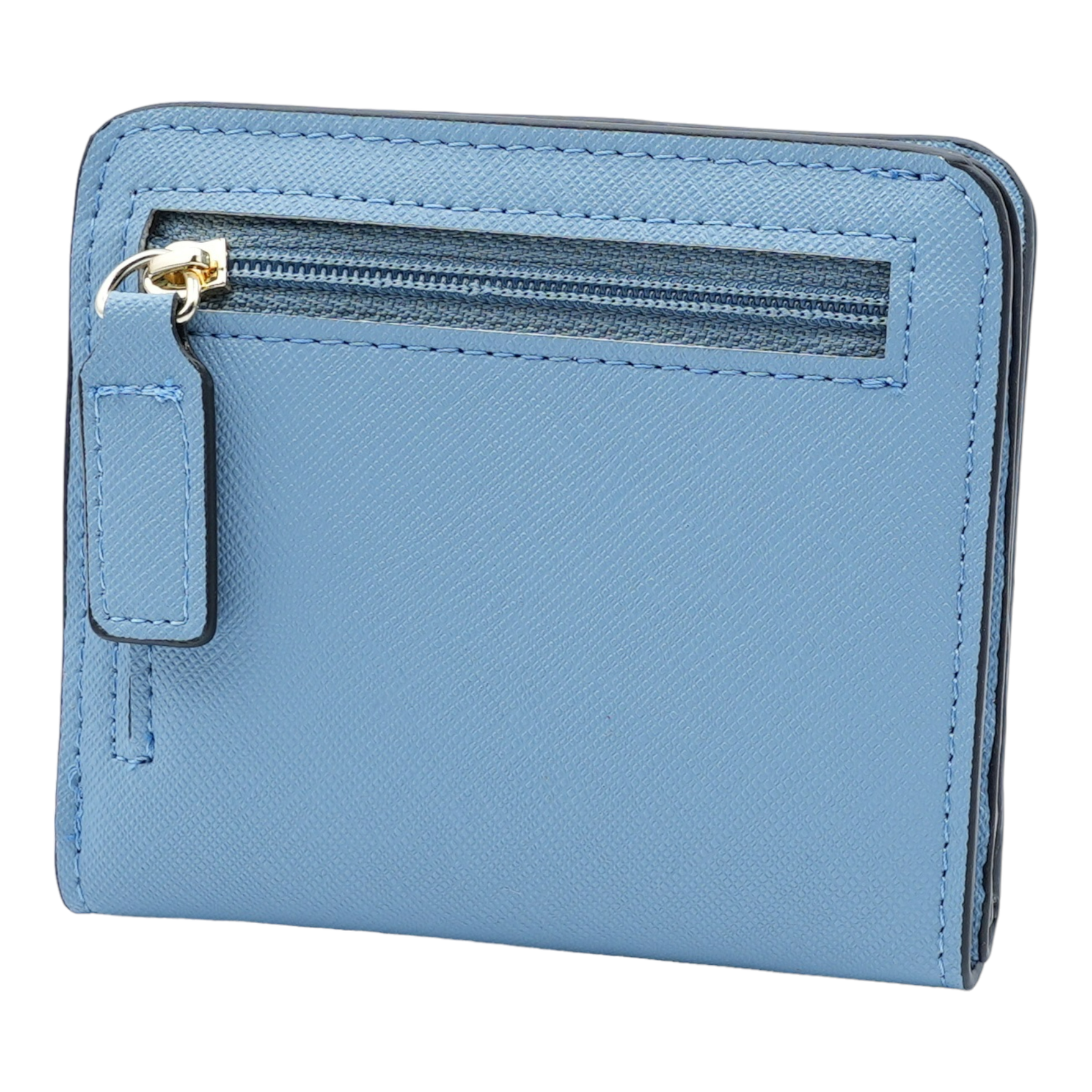 Women's Small Compact Bifold Wallet with Window ID