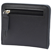 Women's Small Compact Bifold Wallet with Window ID