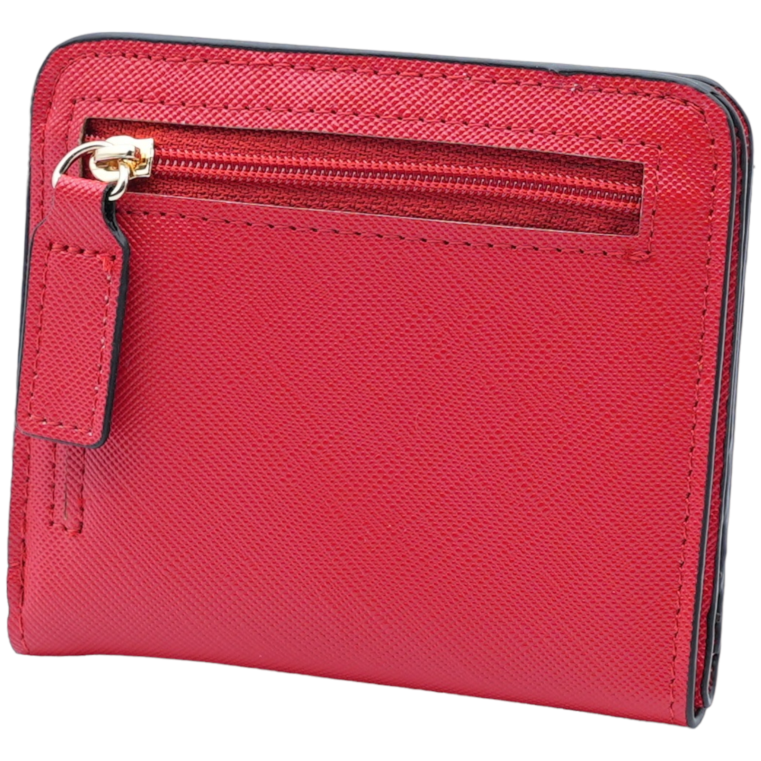 Women's Small Compact Bifold Wallet with Window ID