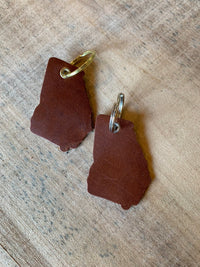 Georgia Leather Keychain