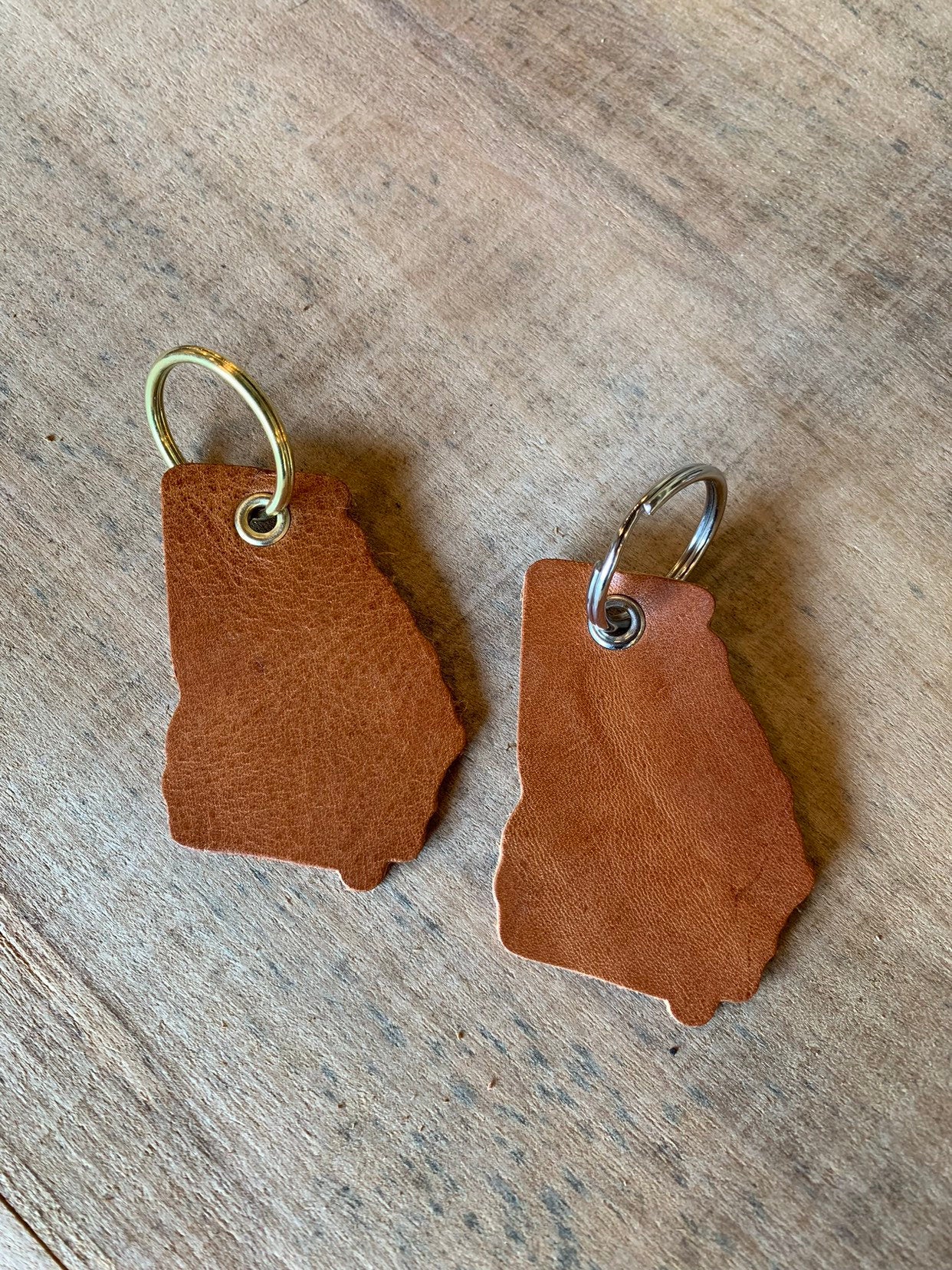 Georgia Leather Keychain