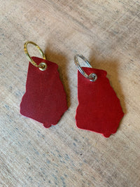 Georgia Leather Keychain