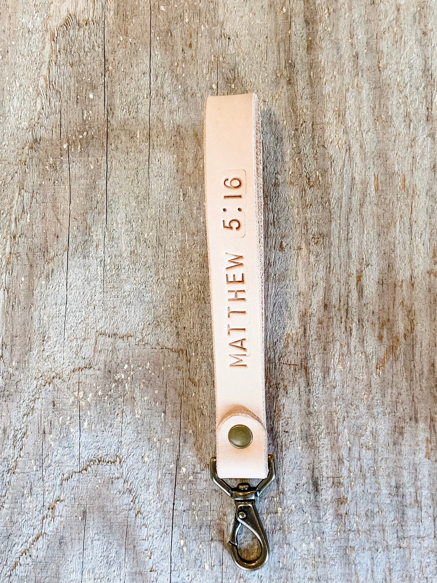 Personalized Wristlet Keychain